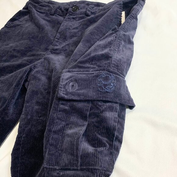 Freedom × UZIS Blue Corduroy Pants M 170/76A Streetwear Workwear Retro Rare - Picture 5 of 11